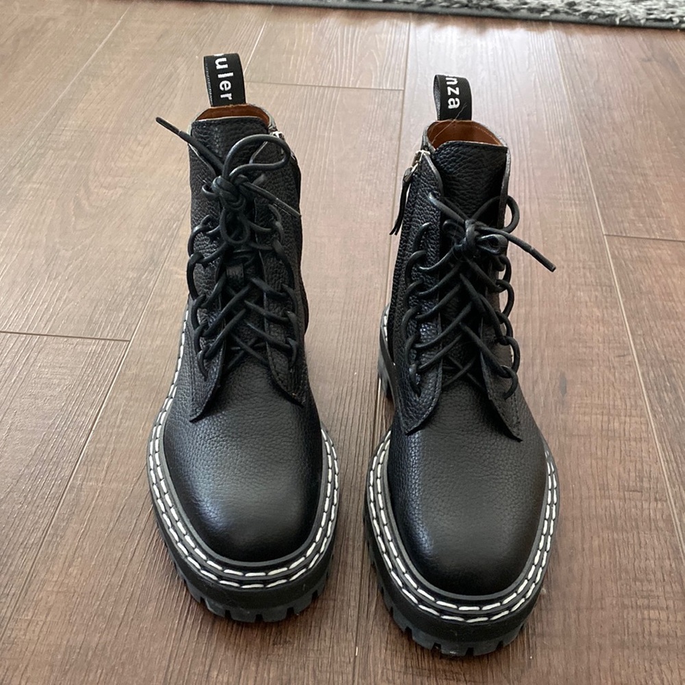 Proenza Schouler Lace Up Combat Boots